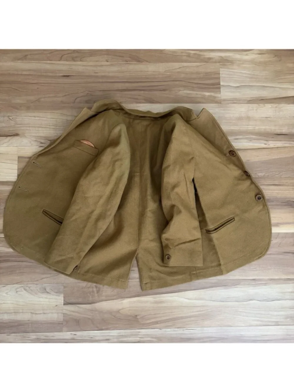 Jack Tar Togs 1950s Vintage Gold Button Up Boys Size 12 Jacket Read